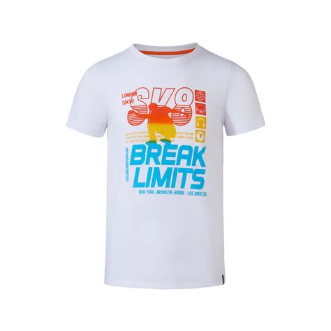 Polera Niño Print Blanco IV Fashion's Park-0