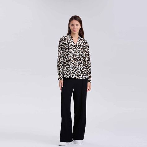 Blusa Mujer Crep Con Botón Beige-3