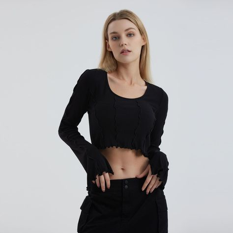 Polera Mujer Patch Work Negro I Fashion´s Park-0