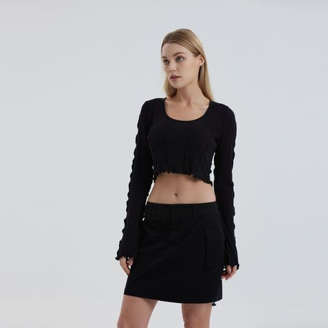 Polera Mujer Patch Work Negro I Fashion´s Park-1