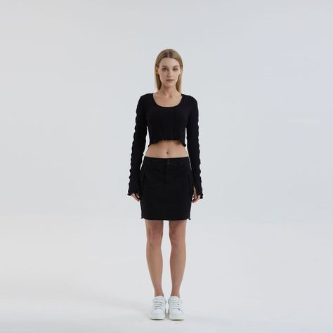 Polera Mujer Patch Work Negro I Fashion´s Park-3