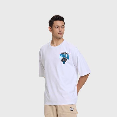 Polera Hombre Wild Blanco Fashion's Park-1