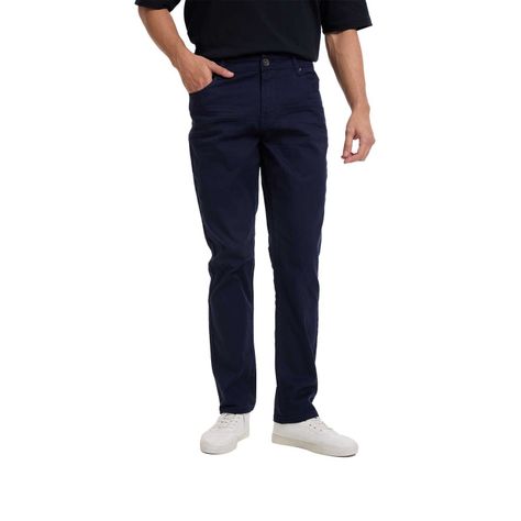 Jeans Hombre Slim Color Azul Fashion's Park-0