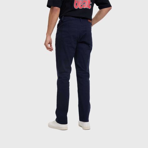 Jeans Hombre Slim Color Azul Fashion's Park-2