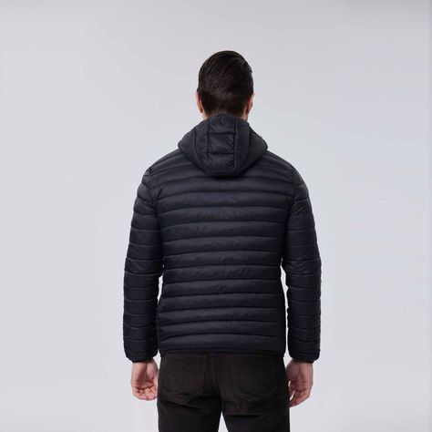 Parka Hombre Full Zipper Negro I Fashion´s Park-2