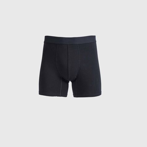 Boxer Hombre Bipack Lisos Negro-0