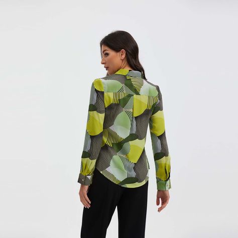 Blusa Mujer Con Media Pata Full Rapport Verde-2