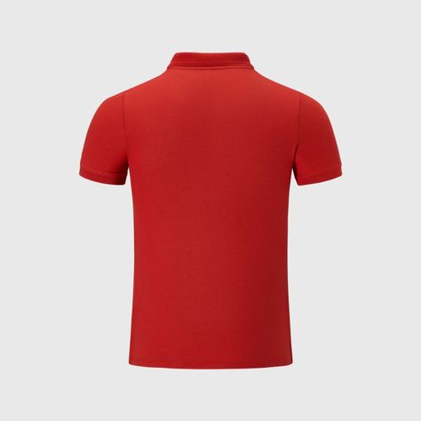 Polera Niño Pique Básica Rojo Fashions Park-1