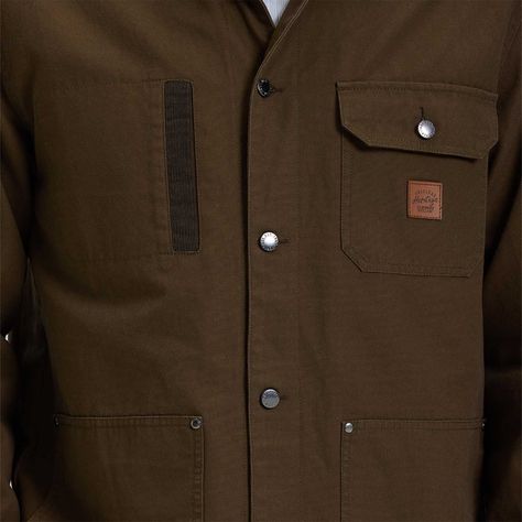 Chaqueta Hombre Con Cuello Verde Militar Fashion´s Park-3