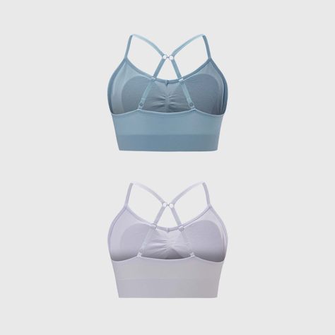 Sostén Mujer Bipack Peto Liso Celeste Fashion's Park-1