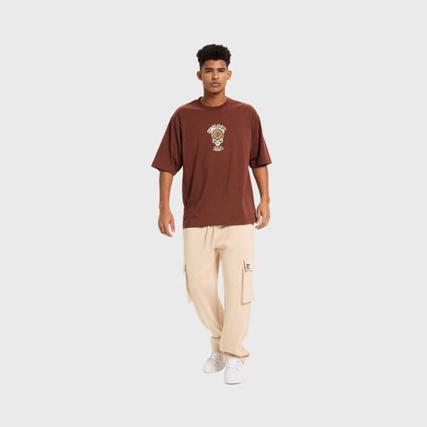 Polera Hombre Doble Print Chocolate Fashion's Park-3