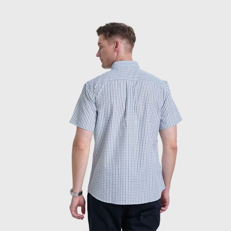 Camisa Hombre Rapport Casual Celeste Claro Fashion's Park-2