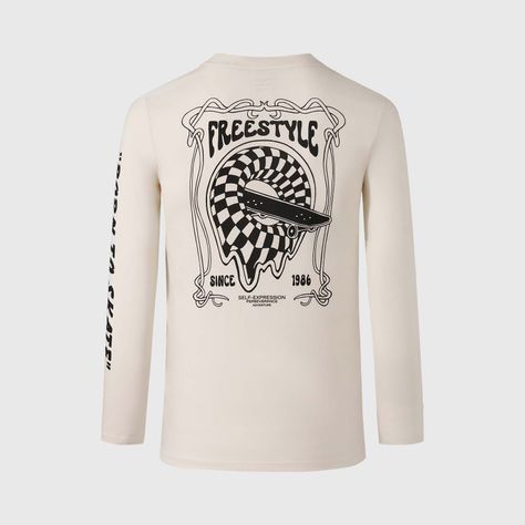 Polera Niño Print Crudo Fashion's Park-1
