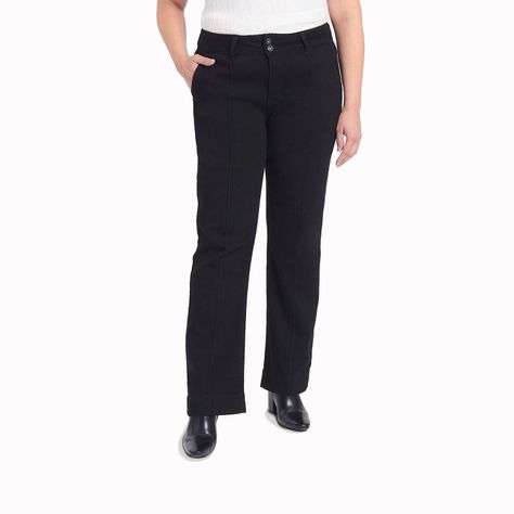 Jeans Mujer Tiro Alto Negro Fashion's Park-0