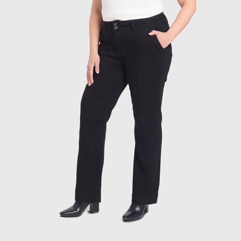 Jeans Mujer Tiro Alto Negro Fashion's Park-1