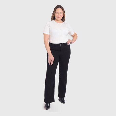 Jeans Mujer Tiro Alto Negro Fashion's Park-3