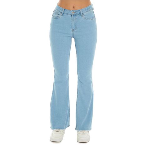 Jeans Mujer Flare Monse Celeste Fashion's Park-0