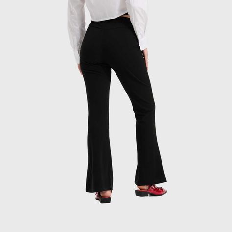 Pantalón Mujer Sastre Pretina Negro Fashion's Park-2