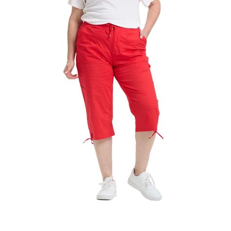 Pantalón Mujer Con Cortes Y Apertura Rojo Fashion's Park-0
