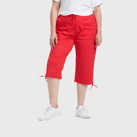 Pantalón Mujer Con Cortes Y Apertura Rojo Fashion's Park-1