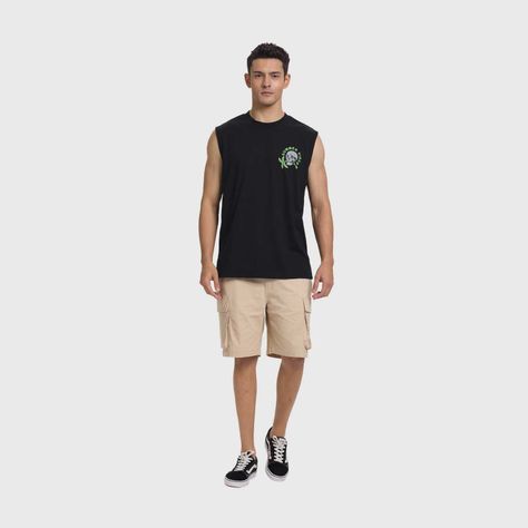 Polera Hombre Print Negro IIi Fsp Fashion's Park-3