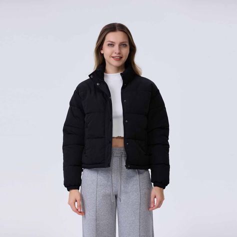 Parka Mujer Puffa Ajustable Cintura Negro Fashion´s Park-1