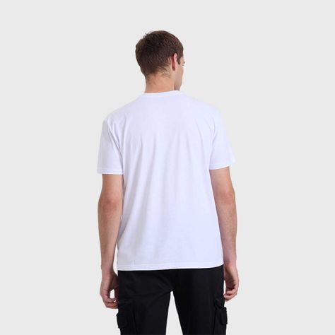 Polera Hombre Básica Blanco I Fashion's Park-2