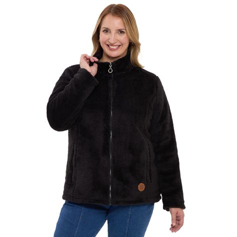 Chaqueta Mujer Casual Reversible Negro-0
