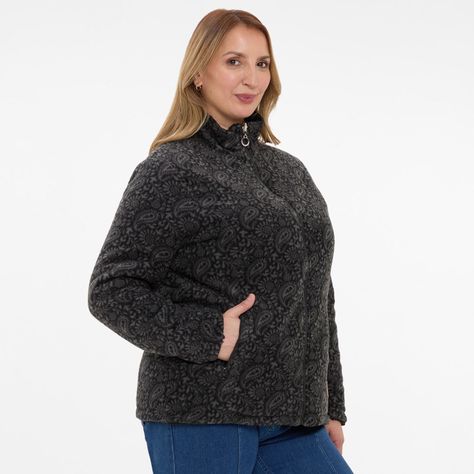 Chaqueta Mujer Casual Reversible Negro-1