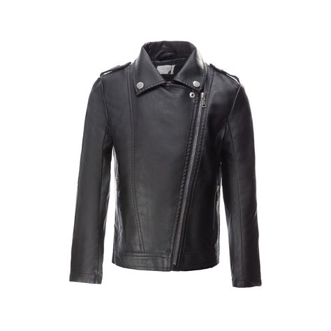 Chaqueta Biker Infantil Negro Fashions Park-0
