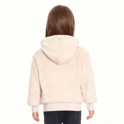 Polar Niña Peludo Pompom Beige Fashion´s Park-1