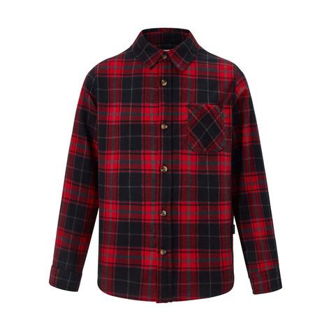 Camisa Niño Cuadrillé Rojo Fashion's Park-0