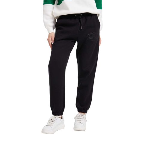 Pantalón Buzo Mujer Jogger Negro-0