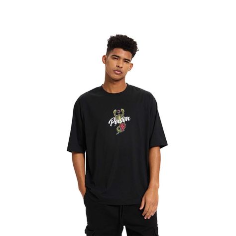 Polera Hombre Doble Print Negro Ii Fsp Fashion's Park-0