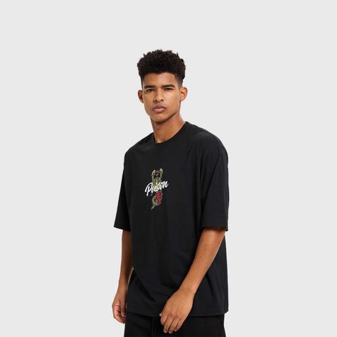 Polera Hombre Doble Print Negro Ii Fsp Fashion's Park-1