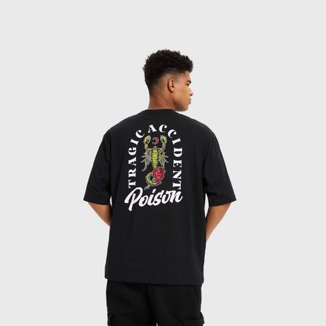 Polera Hombre Doble Print Negro Ii Fsp Fashion's Park-2