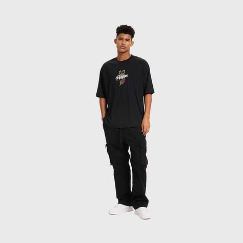 Polera Hombre Doble Print Negro Ii Fsp Fashion's Park-3