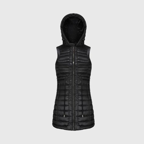 Parka Mujer Cintura Ajustable Negro Fashion´s Park-1