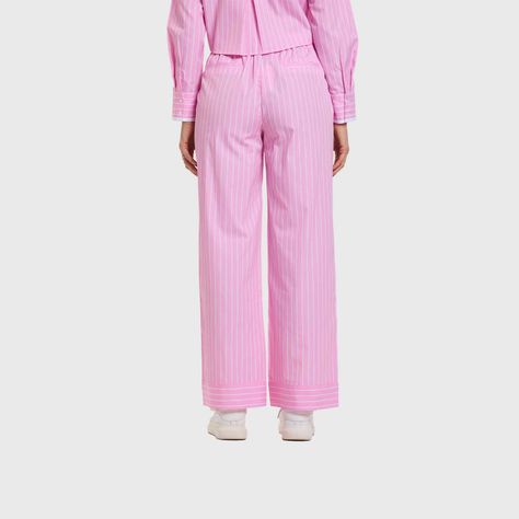 Pantalón Mujer Sastre Strass Pinza Rosado Fashion's Park-2