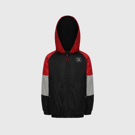 Chaqueta Niño Cortaviento Rojo-1