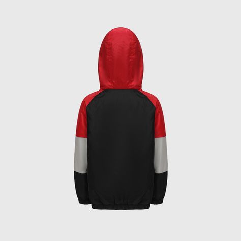 Chaqueta Niño Cortaviento Rojo-2