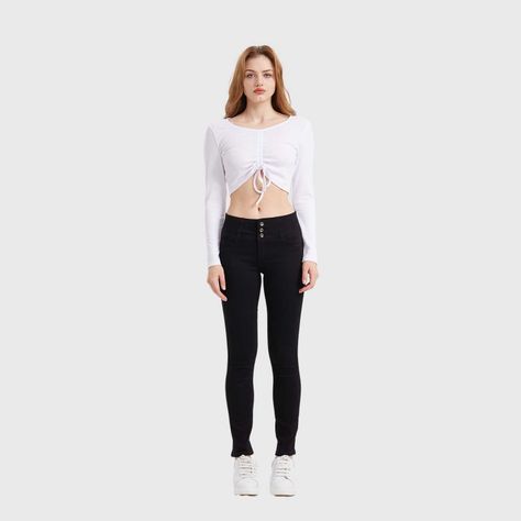 Jeans Mujer Skinny Castilla Negro-3