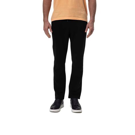 Pantalón Buzo Hombre Calce Recto Negro Fashion's Park-0