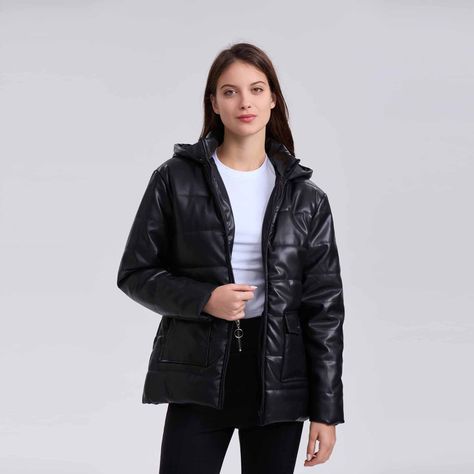Parka Mujer Full Zipper Negro I Fashion´s Park-1