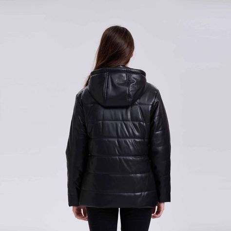 Parka Mujer Full Zipper Negro I Fashion´s Park-2