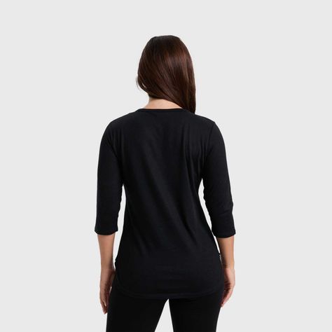 Polera Mujer Larga Aplicación Negro Fashion´s Park-2