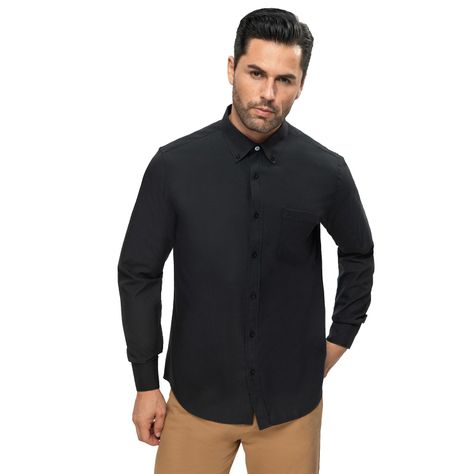 Camisa Oxford Hombre Negro Fsp Hombre Fashion'S Park-0