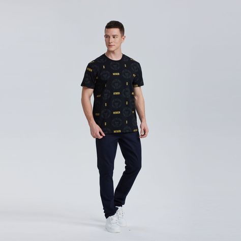 Jeans Hombre Slim Color Azul Marino-3