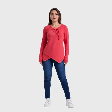 Sweater Mujer Camman Coral Oscuro-3