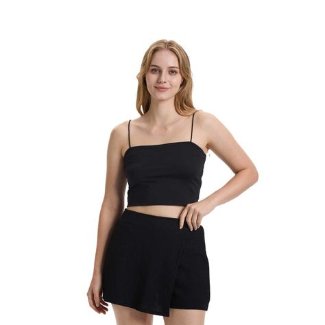 Polera Mujer Pabilo Doble Negro Fashion's Park-0